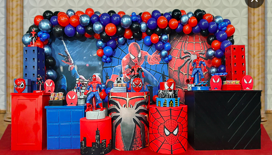 decoracao festa intanfil homem aranha